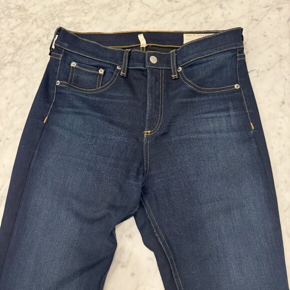 Rag & Bone High Rise Skinny Jeans - Bedford Size 29 - Picture 2 of 6